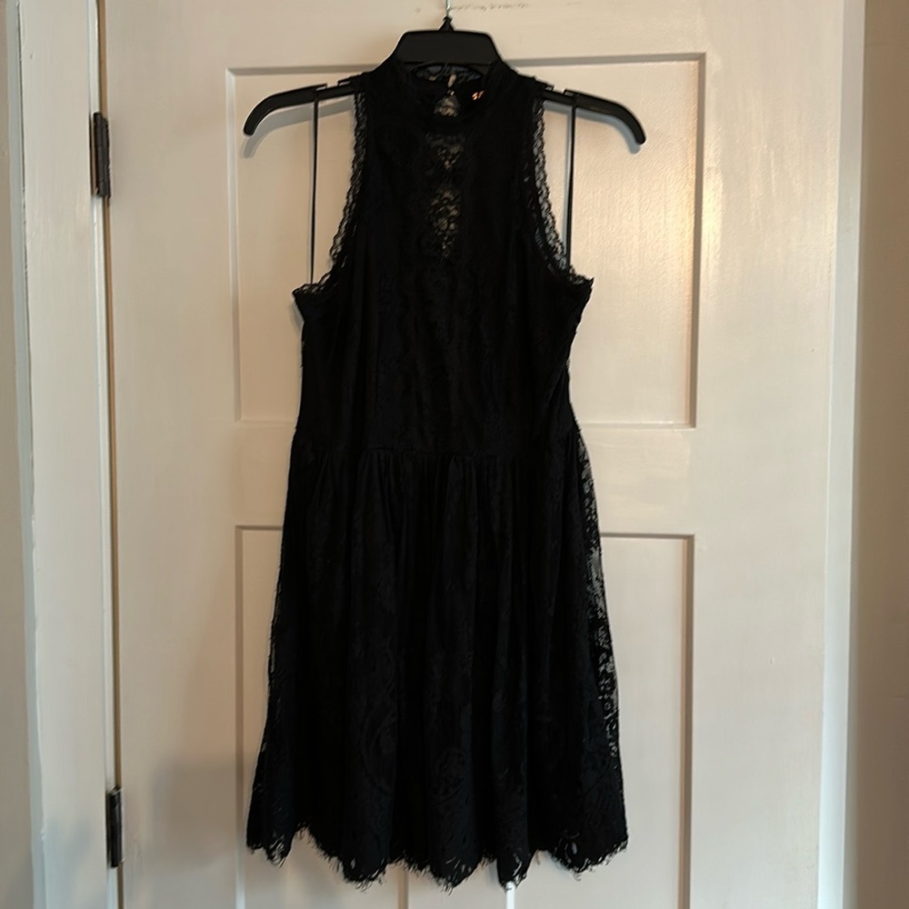 Free People black lace dress